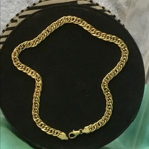 Vintage 14K Gold Heavy Intricate Link Necklace